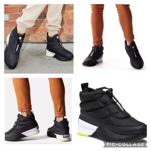 Sorel Out N About™ III Puffy Zip Black/White Winter Boots Women’s size 8